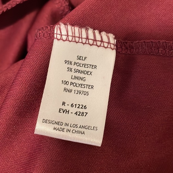 Maroon formal dress Emerald Sundae from Dry Goods size Large *like new* - Picture 4 of 6